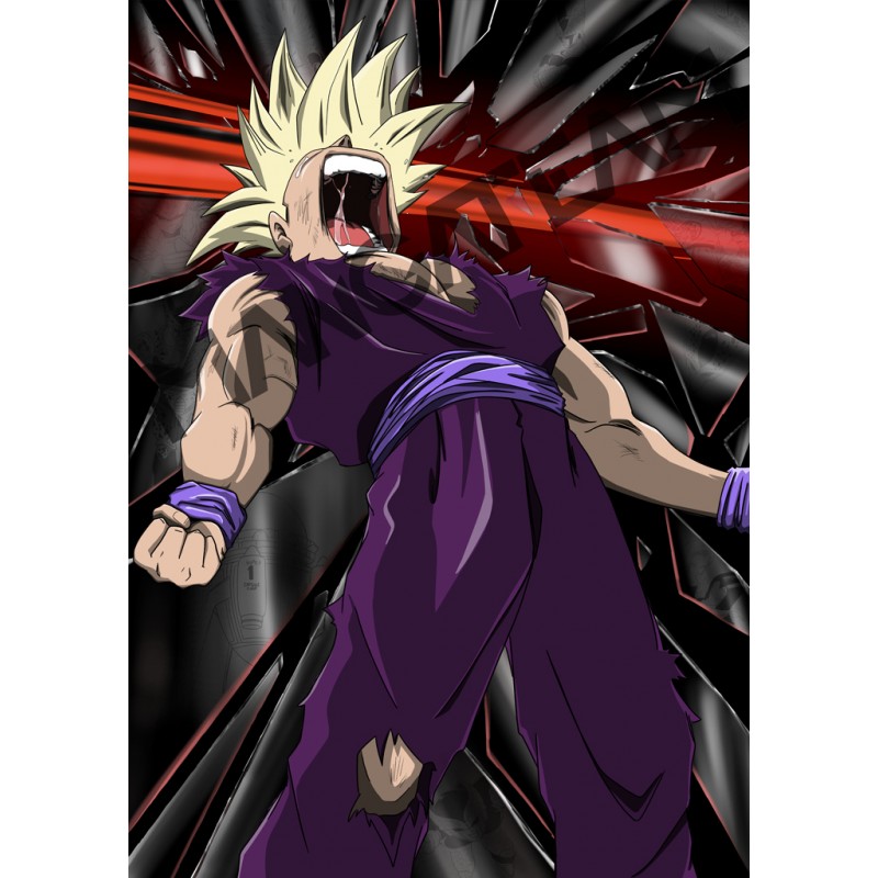 poster gohan ssj 2 dragon ball Z mangateam