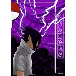 Poster Sasuke Uchiha Uchiwa